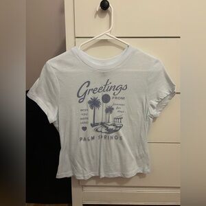 White Palm Springs Graphic Tee